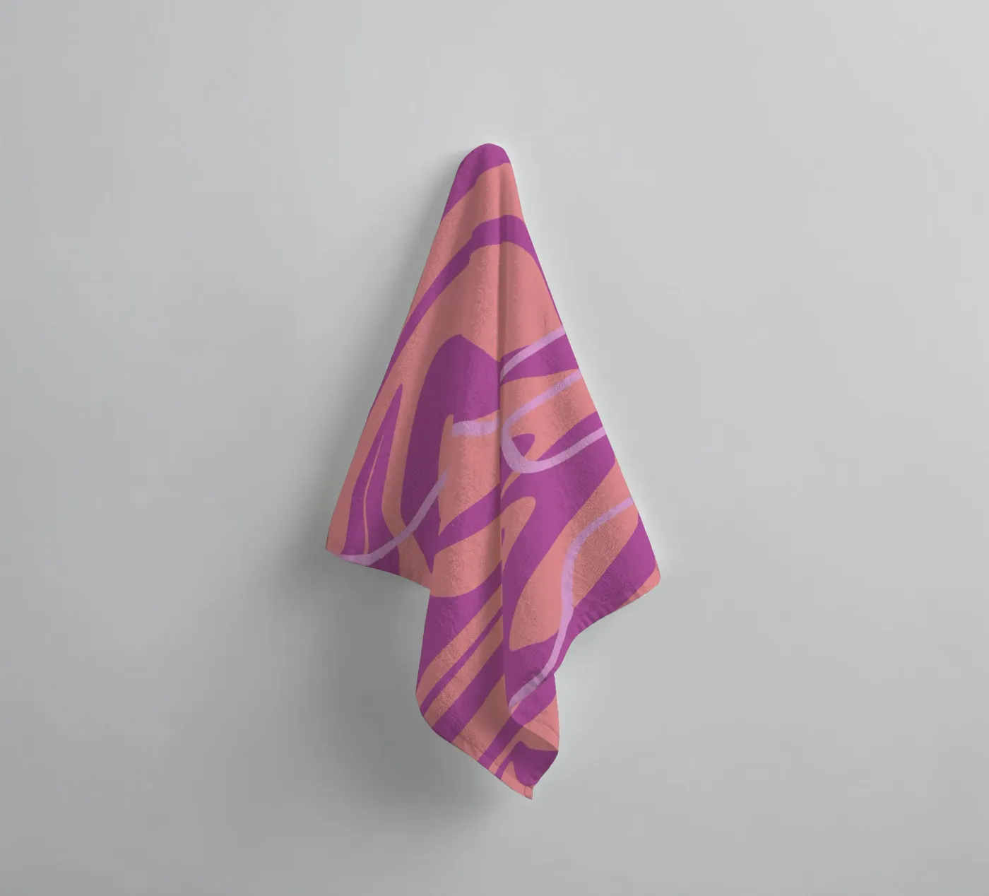 Golfpatroon Lijnen badhanddoek van MODERN NUANCE