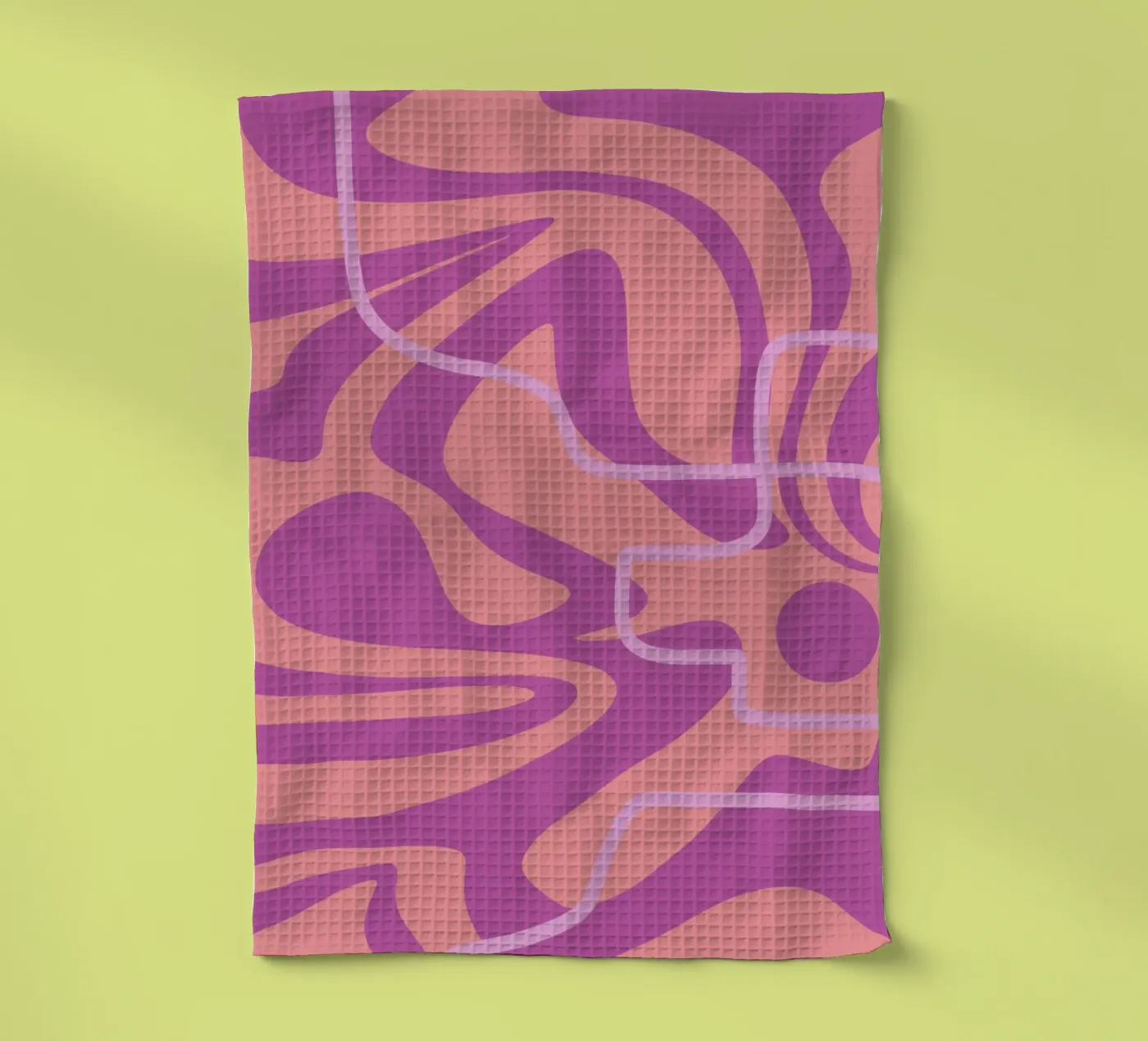 Linee del modello d'onda canovaccio da cucina da MODERN NUANCE