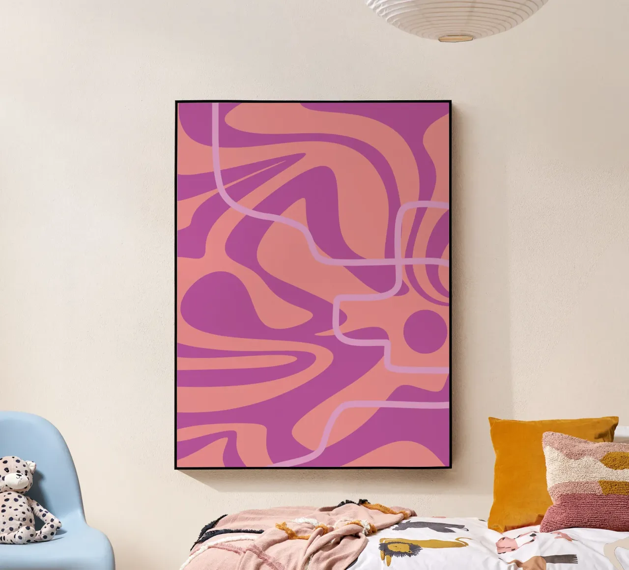 Wave Pattern Lines plexiglass da MODERN NUANCE