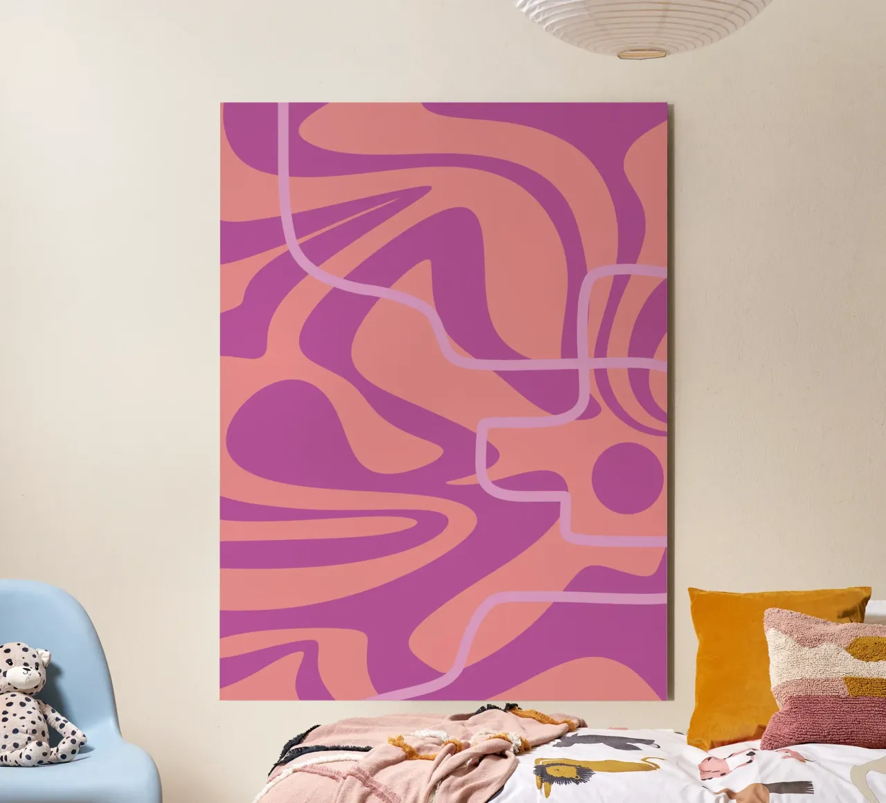 Wave Pattern Lines forex plate by MODERN NUANCE