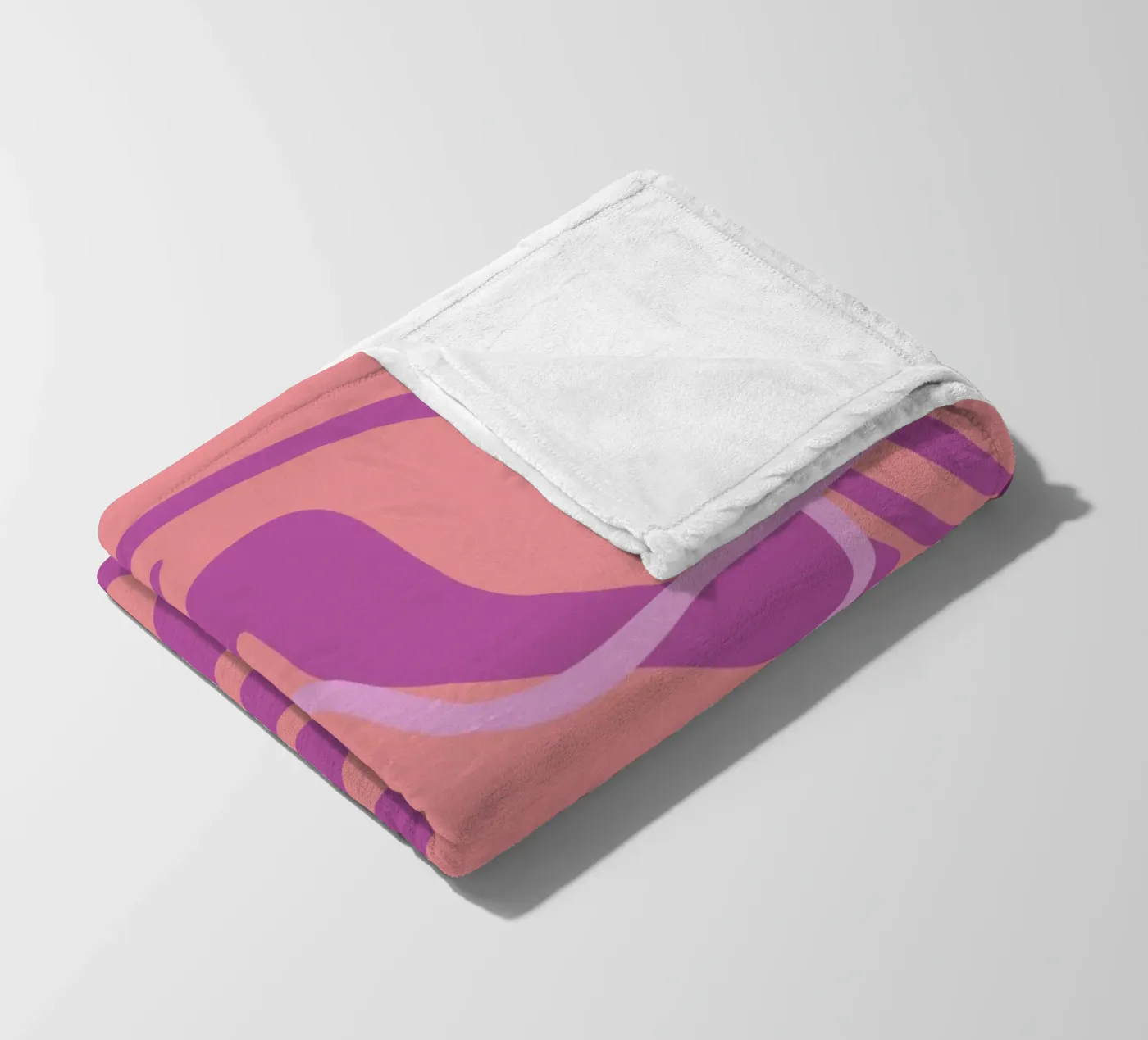 Lignes d'ondes plaid polaire de MODERN NUANCE