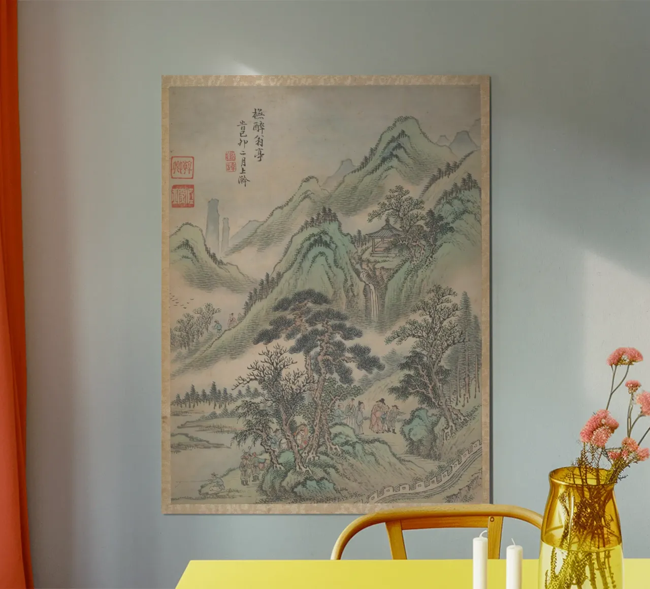 Eight landscapes poster da vintageshop