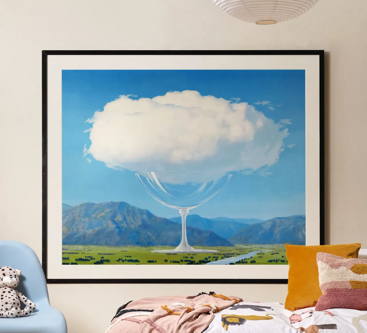René Magritte - Heartstrings (1960) poster van Classic Art Prints