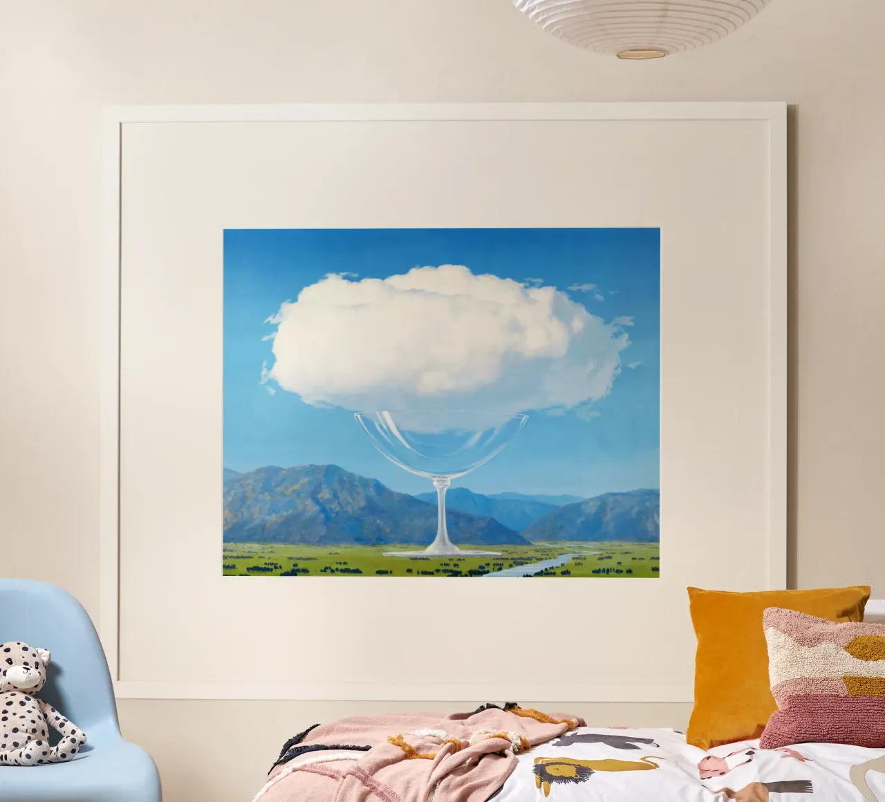 René Magritte - Heartstrings (1960) poster van Classic Art Prints