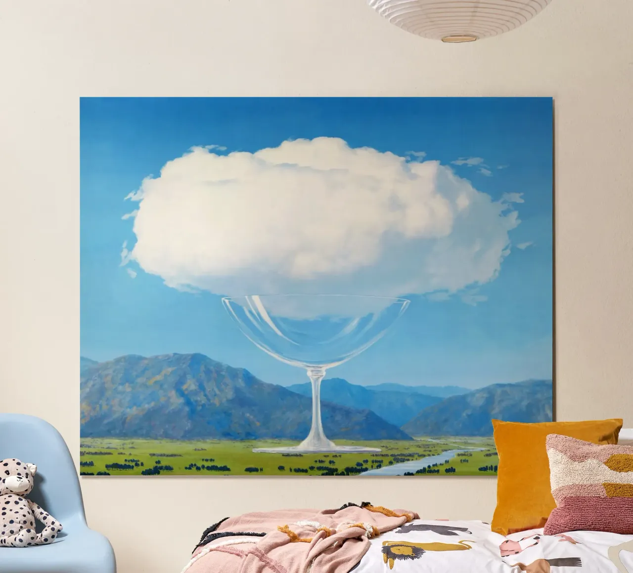 René Magritte - Heartstrings (1960) poster van Classic Art Prints