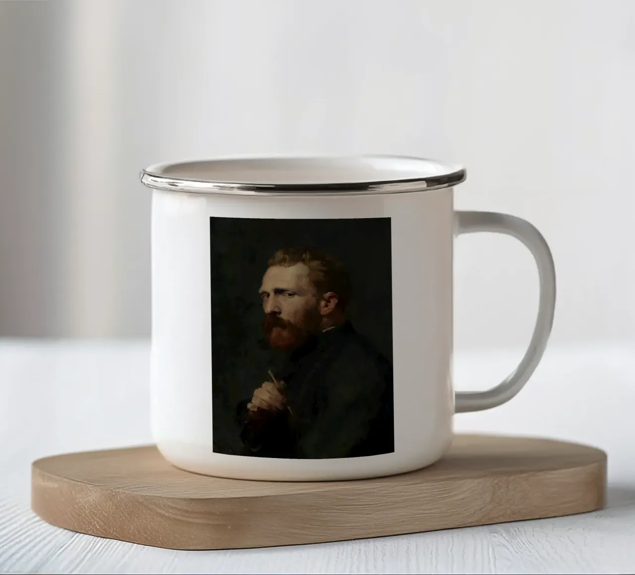 Vincent van Gogh tazza in smalto da Low poly art