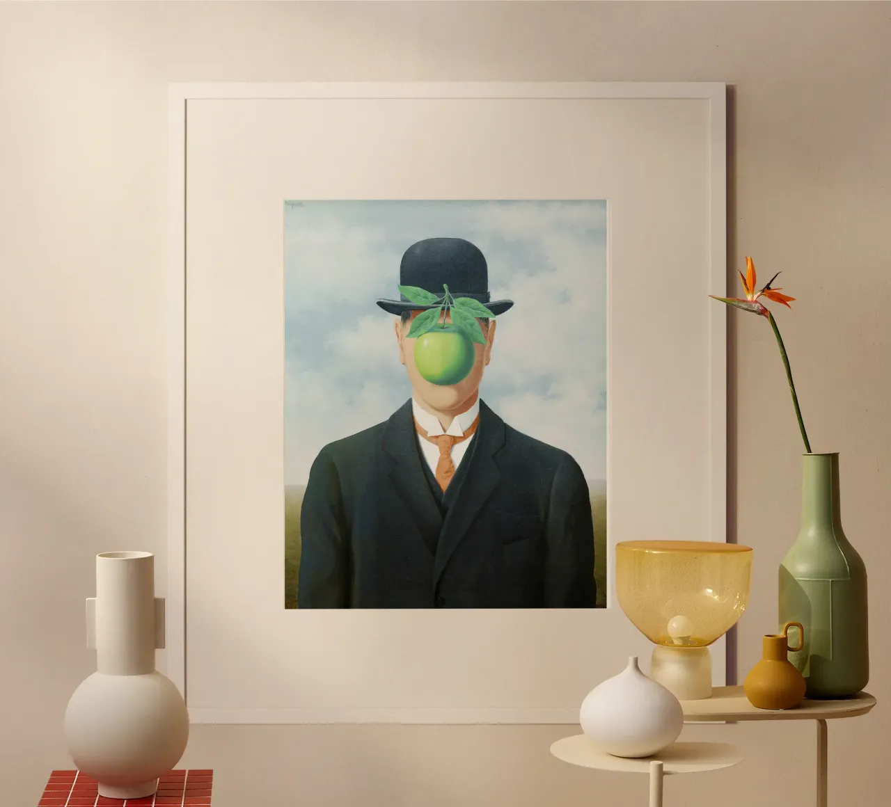 René Magritte - Il figlio dell'uomo (1964) poster da Classic Art Prints
