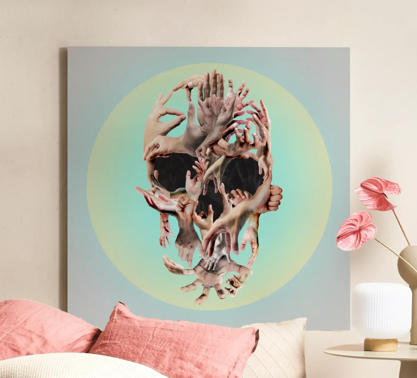 Handmade canvas by Ali Gulec