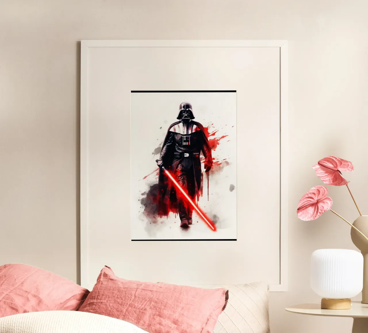 Maglietta classica Moon Hunter poster con telaio in plastica da sophielouise.designs