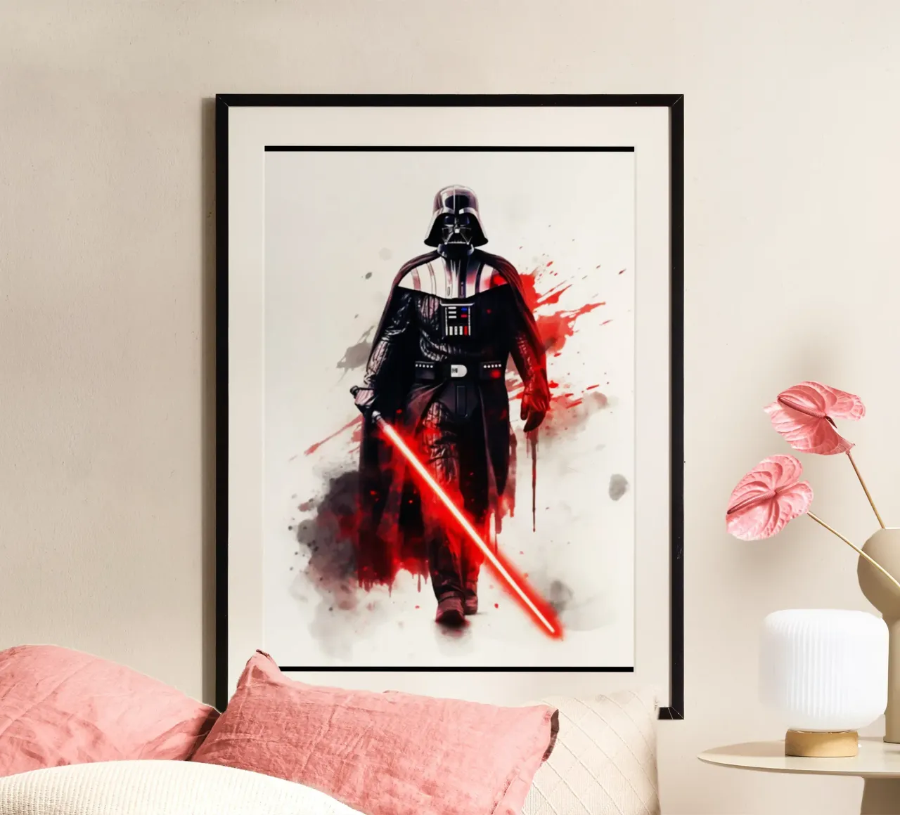 Maglietta classica Moon Hunter poster con telaio in plastica da sophielouise.designs