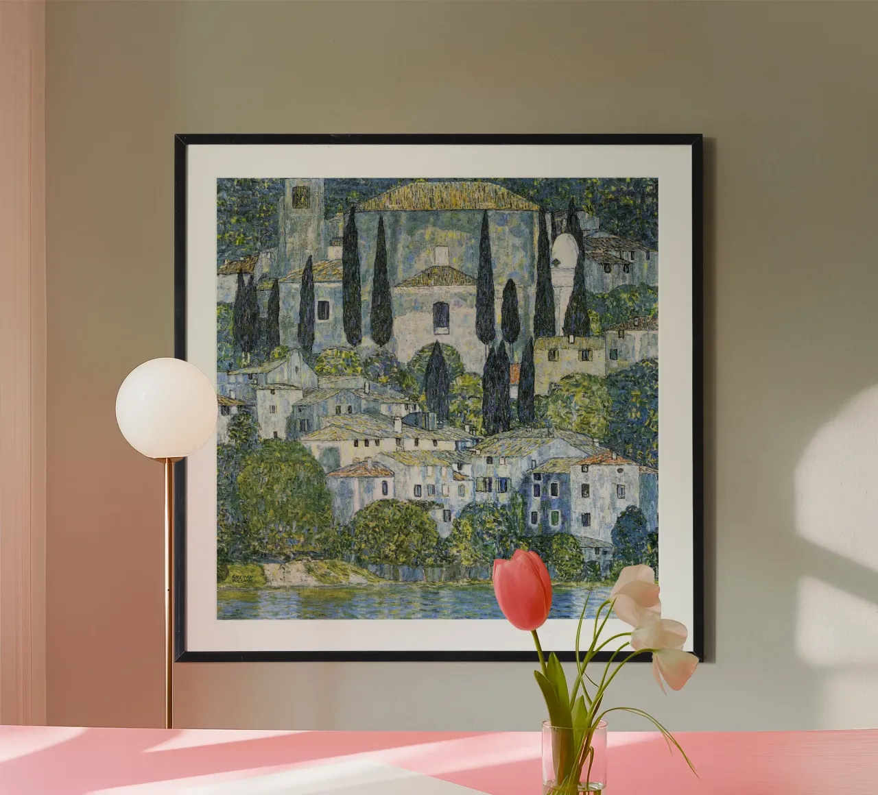 Gustav Klimt - Chiesa di Cassone poster da Art History