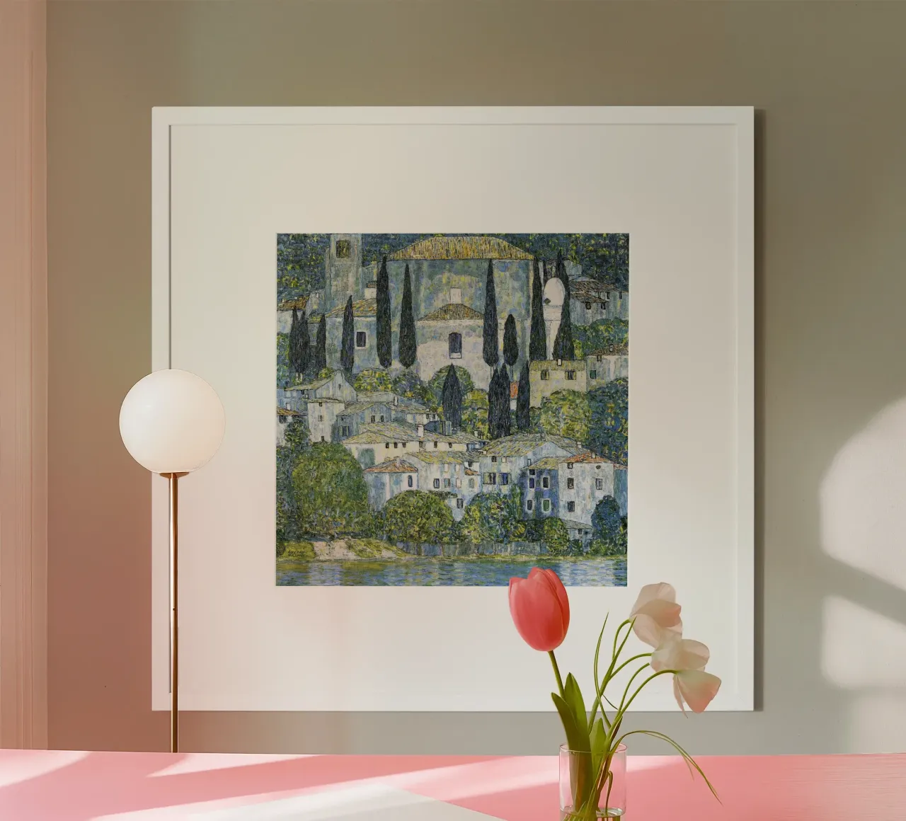 Gustav Klimt - Chiesa di Cassone poster da Art History