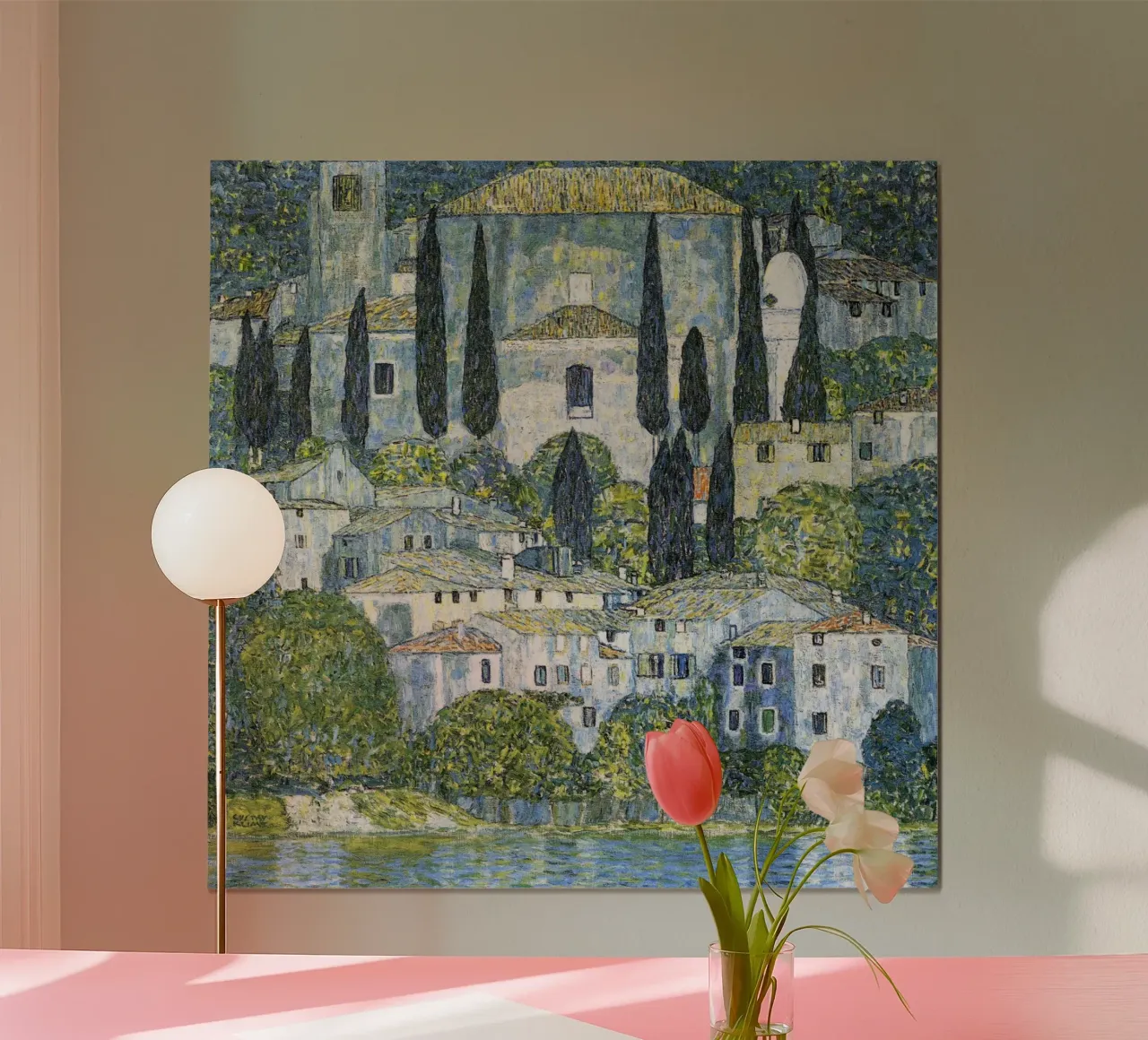 Gustav Klimt - Chiesa di Cassone poster da Art History