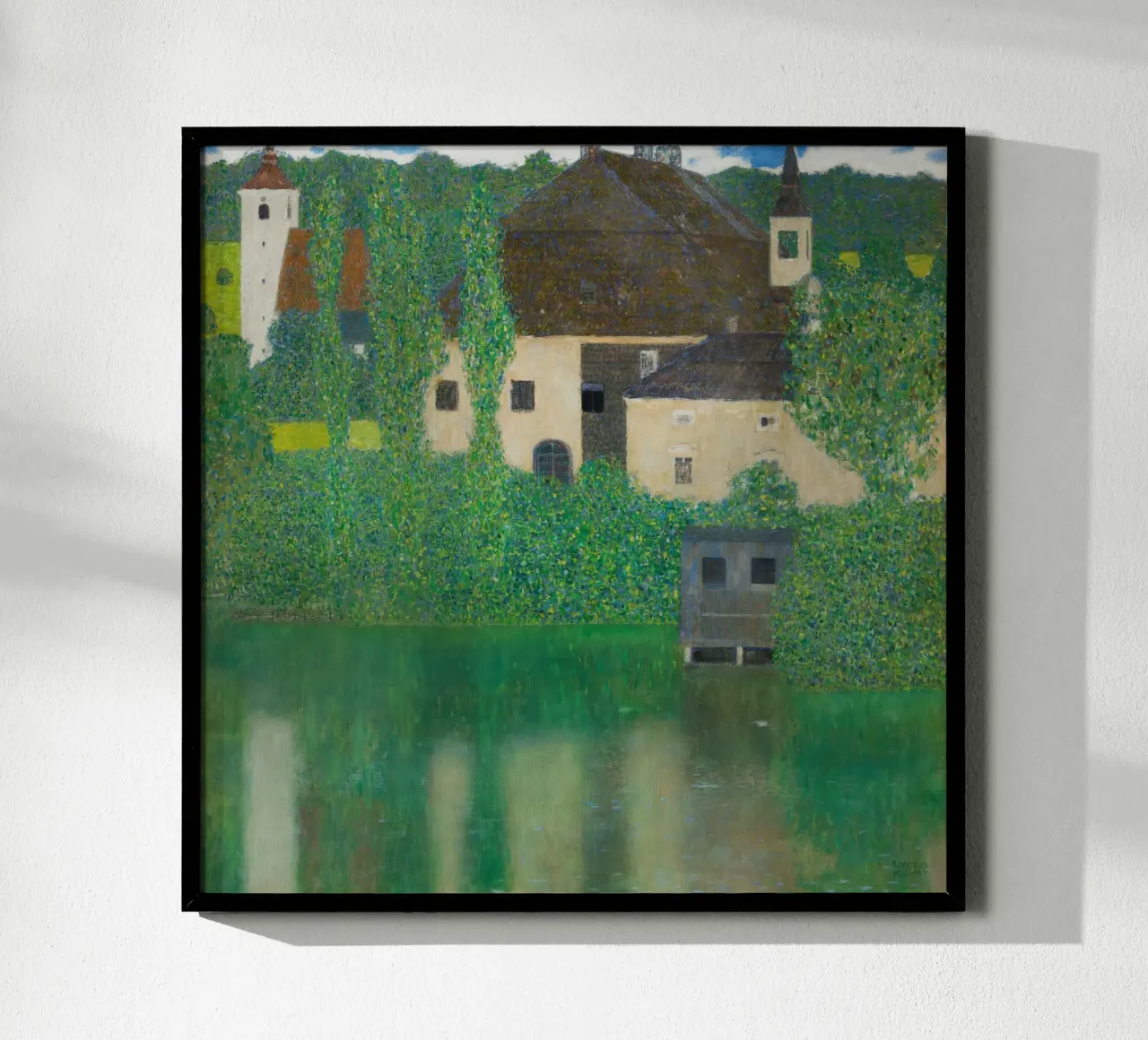 Gustav Klimt - Camera del castello d'acqua poster da Art History