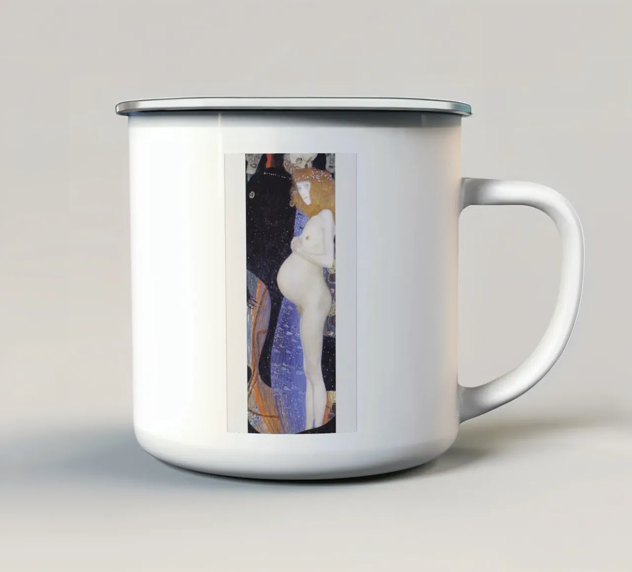 Gustav Klimt - La speranza (1903) tazza in smalto da Jolie Prints