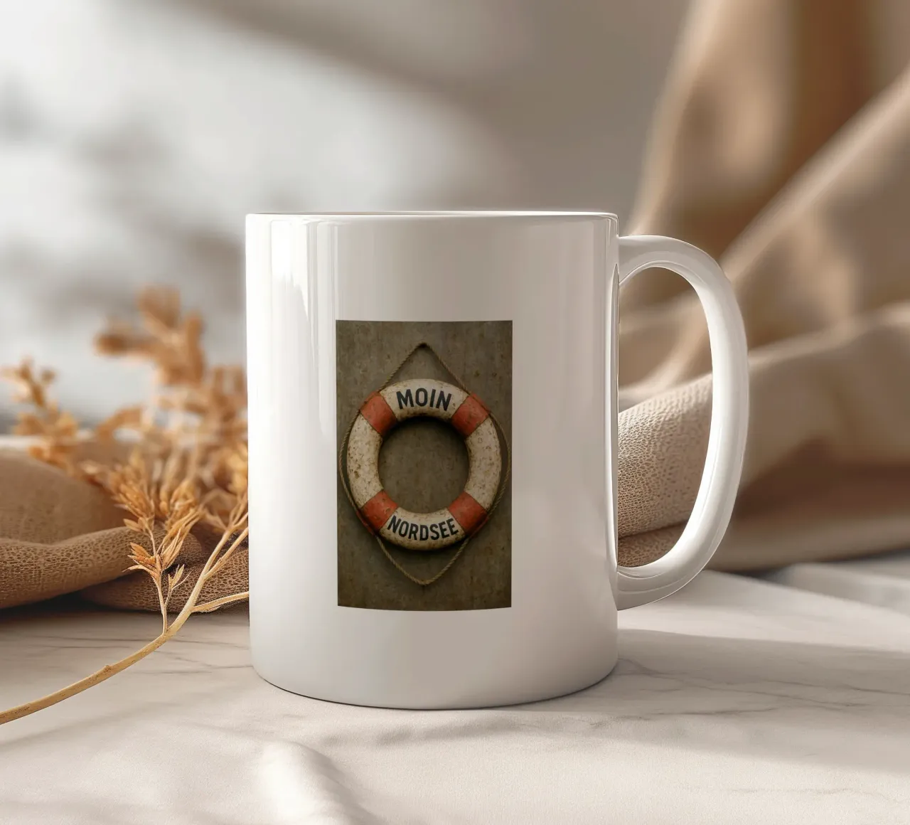 Moin Nordsee - Progettazione di un salvagente marittimo tazza in ceramica da Fies&Fein