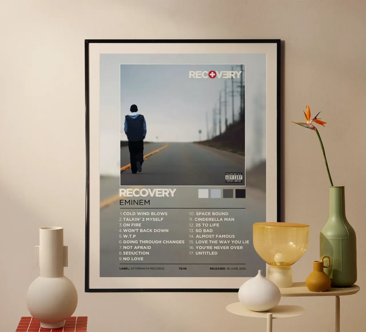 Eminem Recovery poster da Roronoa7