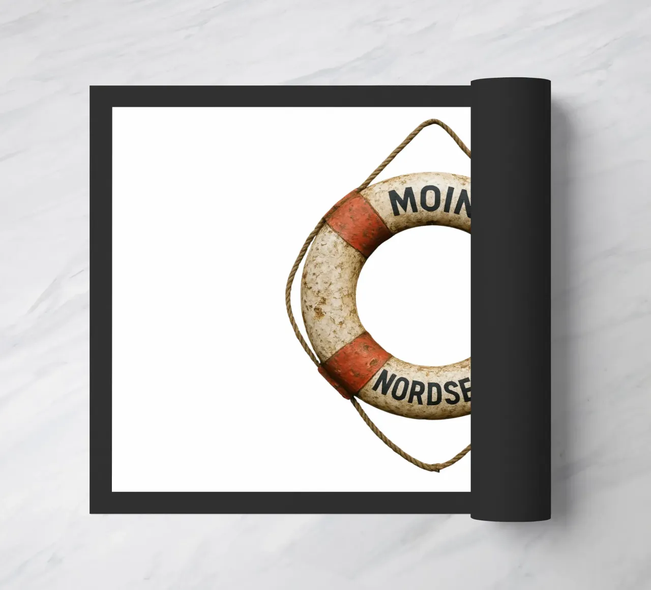 Moin Nordsee - Progettazione di un salvagente marittimo zerbino da Fies&Fein