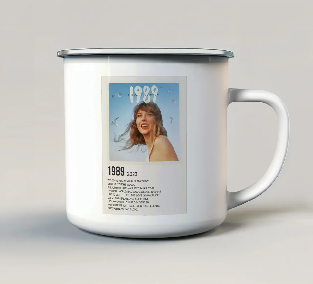 Taylor Swift 1989 tazza in smalto da Roronoa7