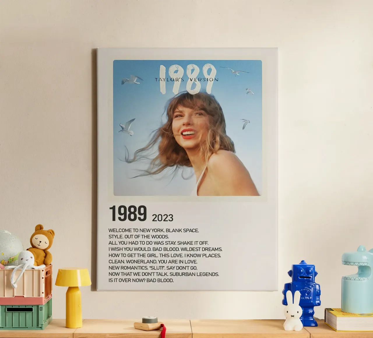 Taylor Swift 1989 tela con Cornice a cassetta da Roronoa7