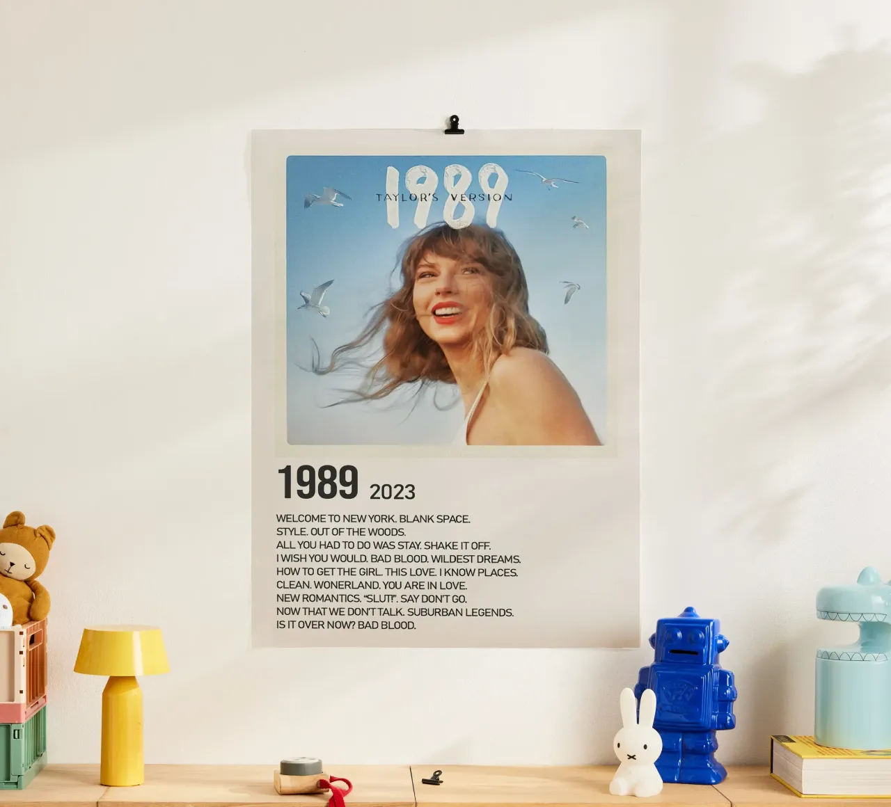 Taylor Swift 1989 poster con telaio in alluminio da Roronoa7