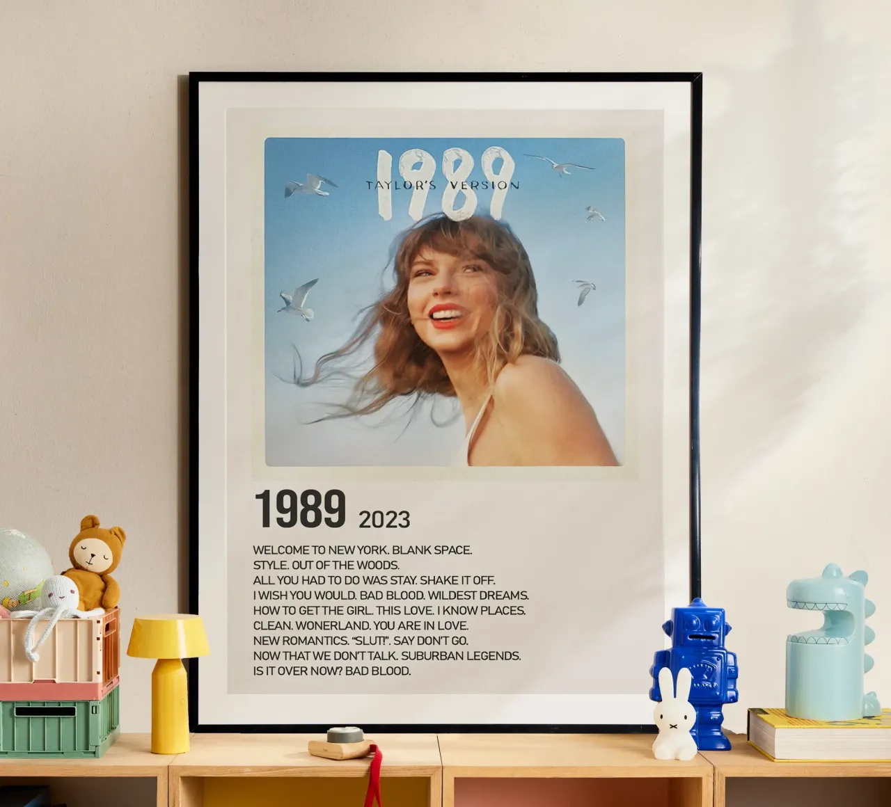 Taylor Swift 1989 poster con telaio in alluminio da Roronoa7