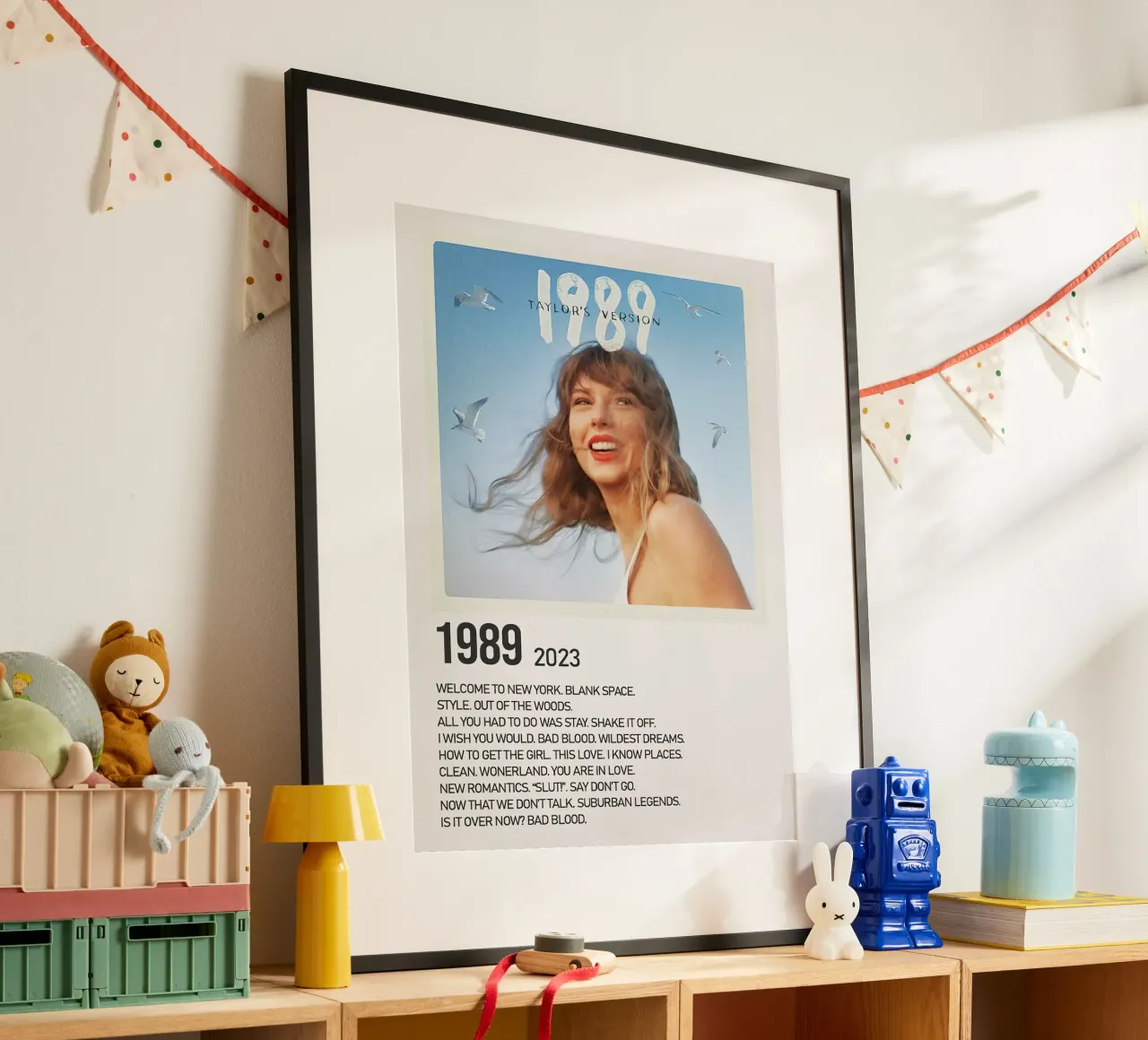 Taylor Swift 1989 poster con telaio in alluminio da Roronoa7