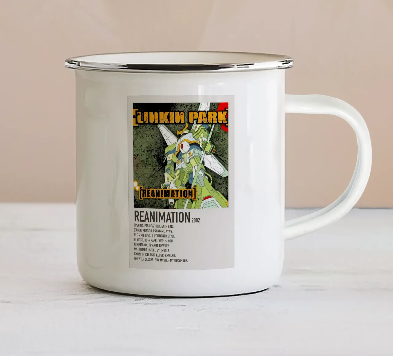 Linkin Park Reanimation tazza in smalto da Roronoa7