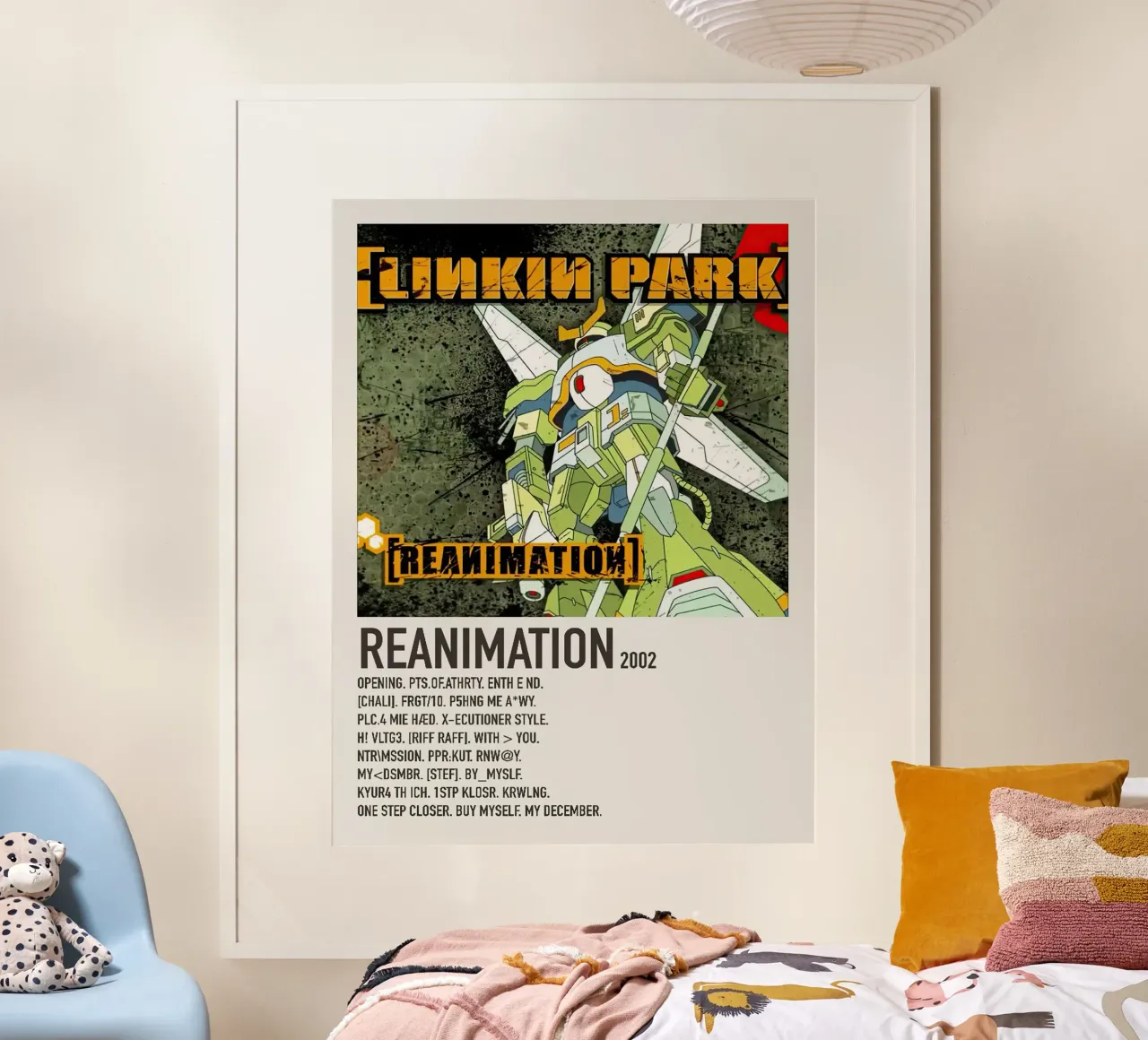 Linkin Park Reanimation poster con telaio in legno da Roronoa7
