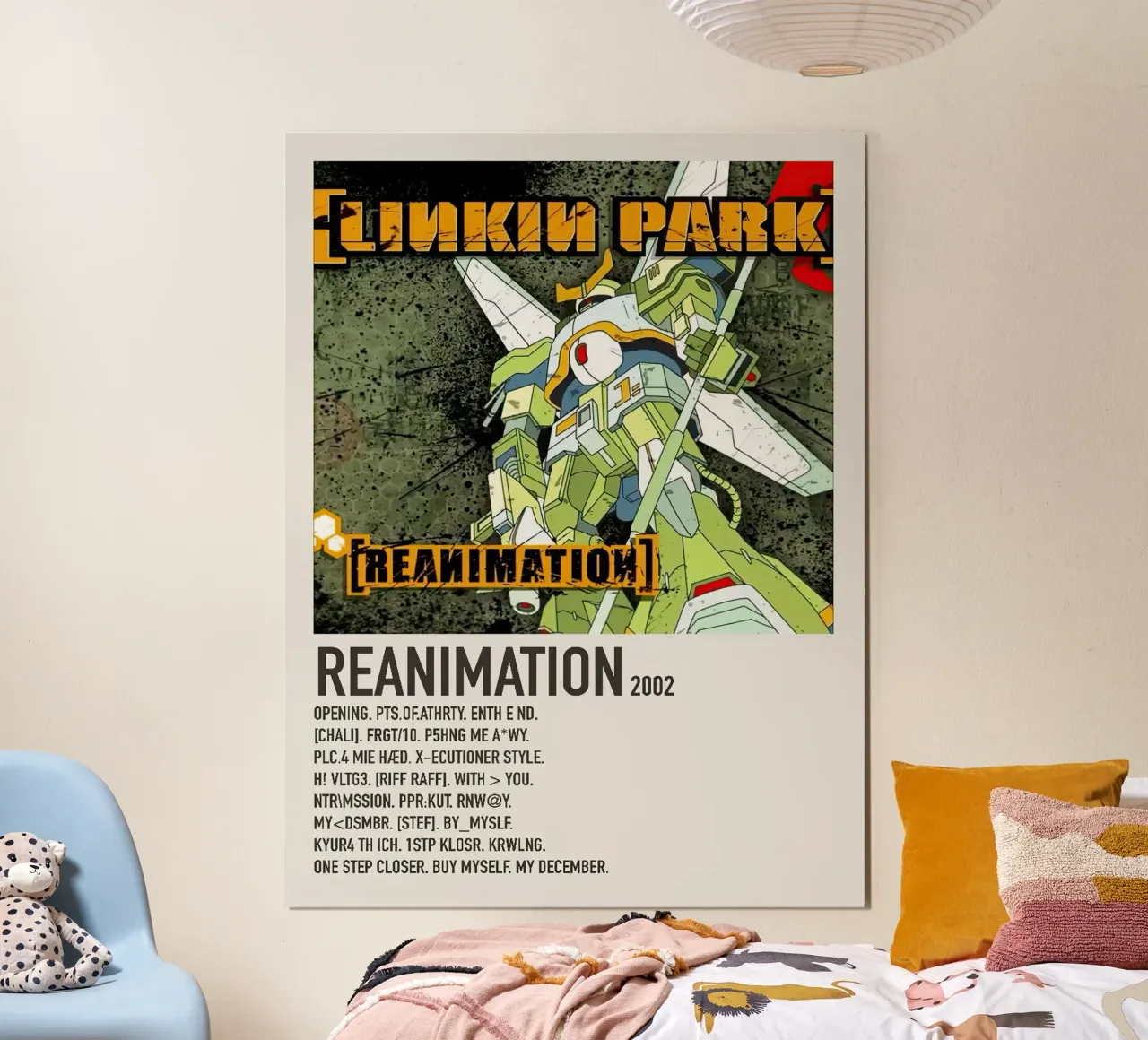 Linkin Park Reanimation poster con telaio in legno da Roronoa7