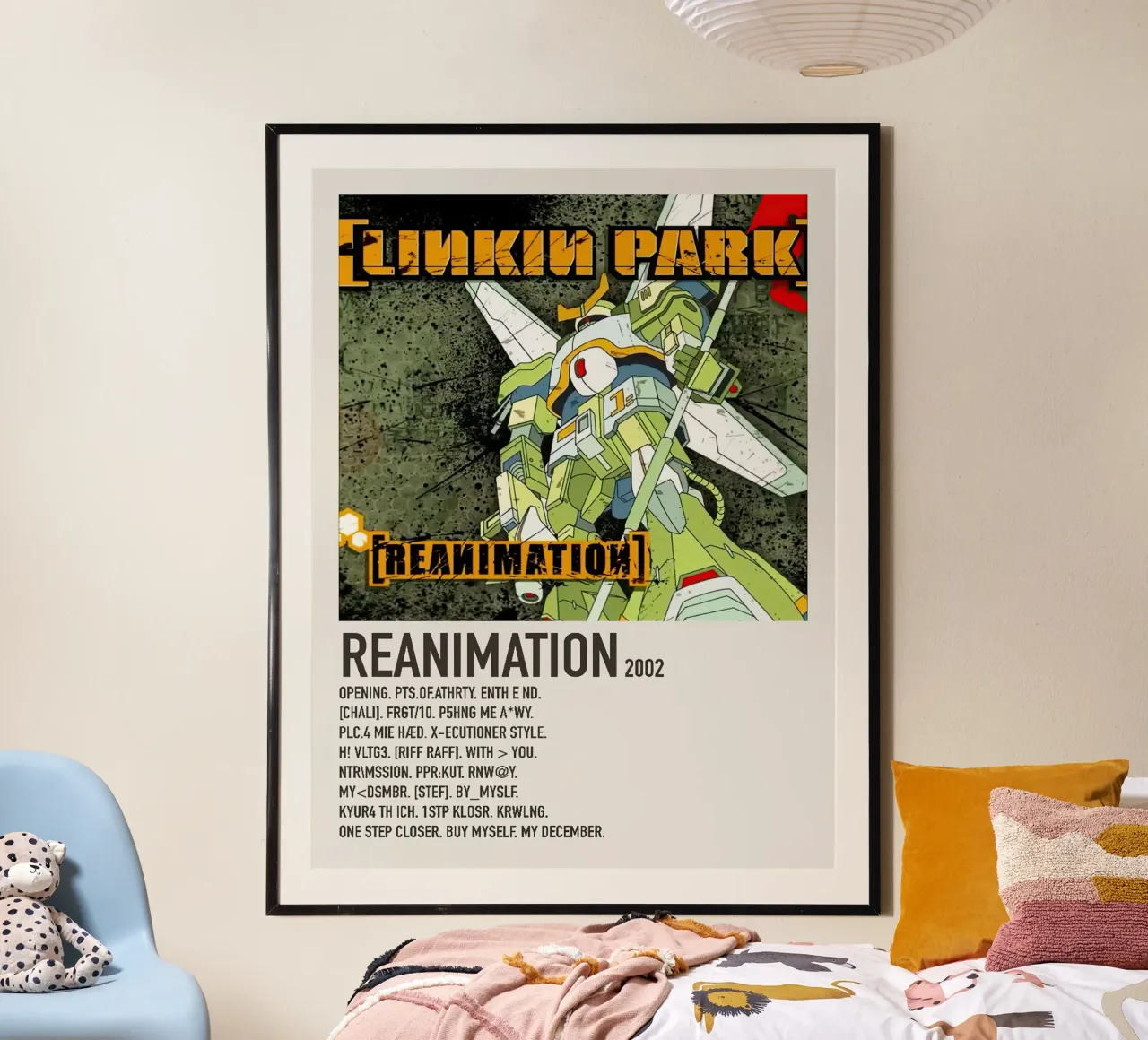 Linkin Park Reanimation poster con telaio in legno da Roronoa7