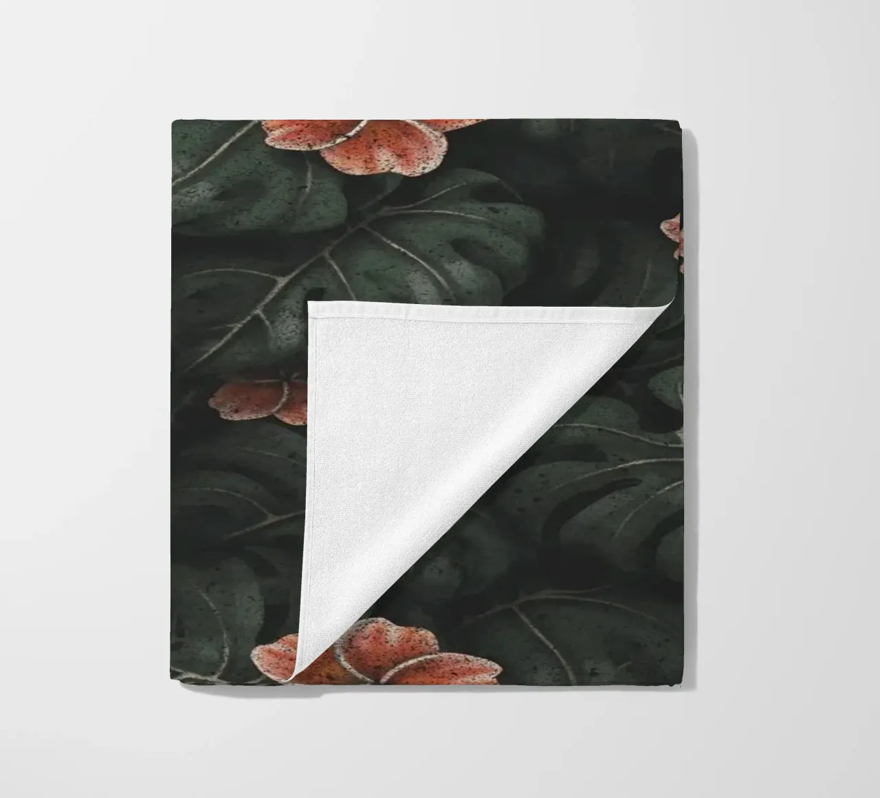 Illustrazione di Monstera e Frangipani Design botanico tropicale telo mare da Stella-Illustrations