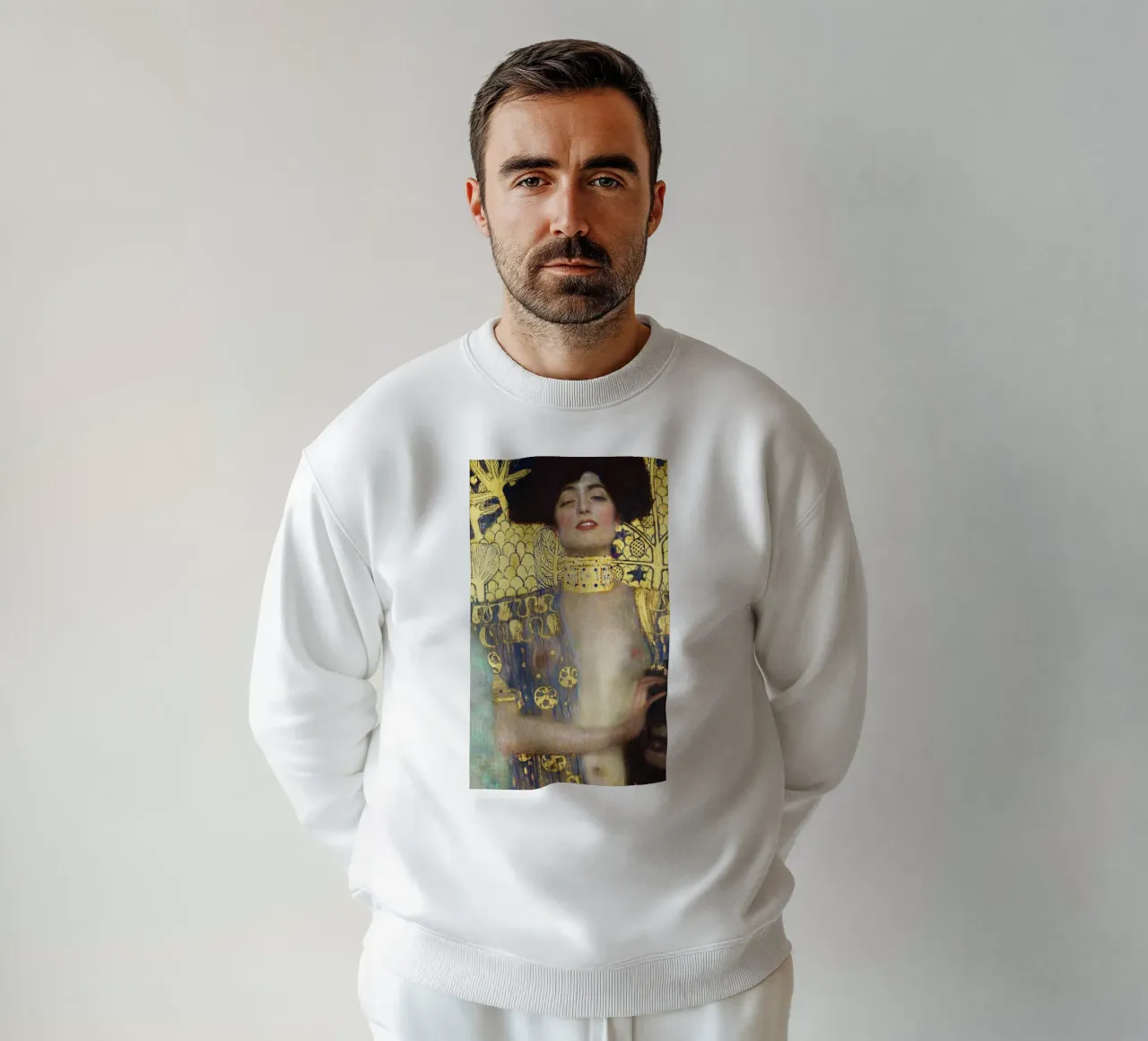 Gustav Klimt - Giuditta e la testa di Oloferne felpa da Jolie Prints
