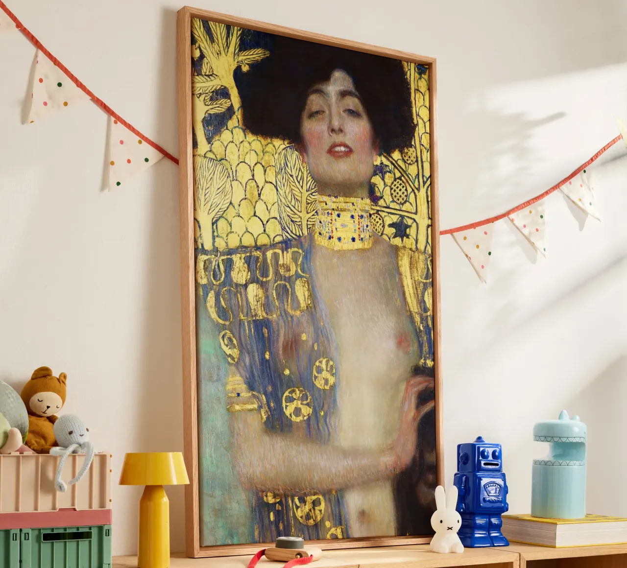 Gustav Klimt – Judith and the Head of Holofernes canvas with Floater frame by Art History