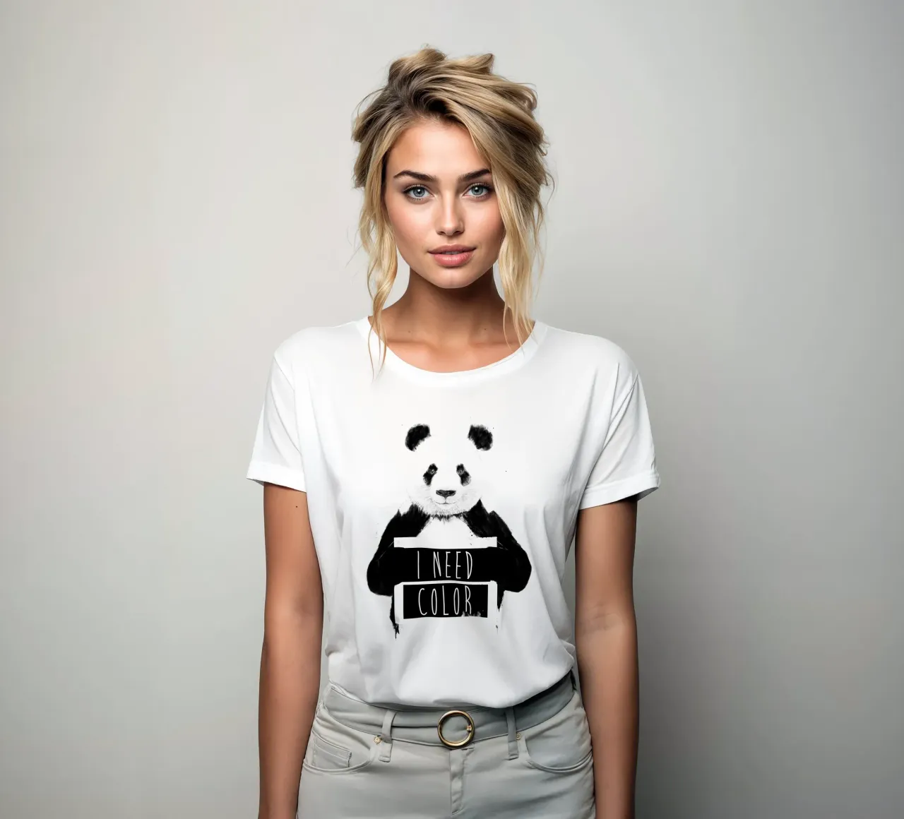 I need color women's fitted t-shirt by Balazs Solti