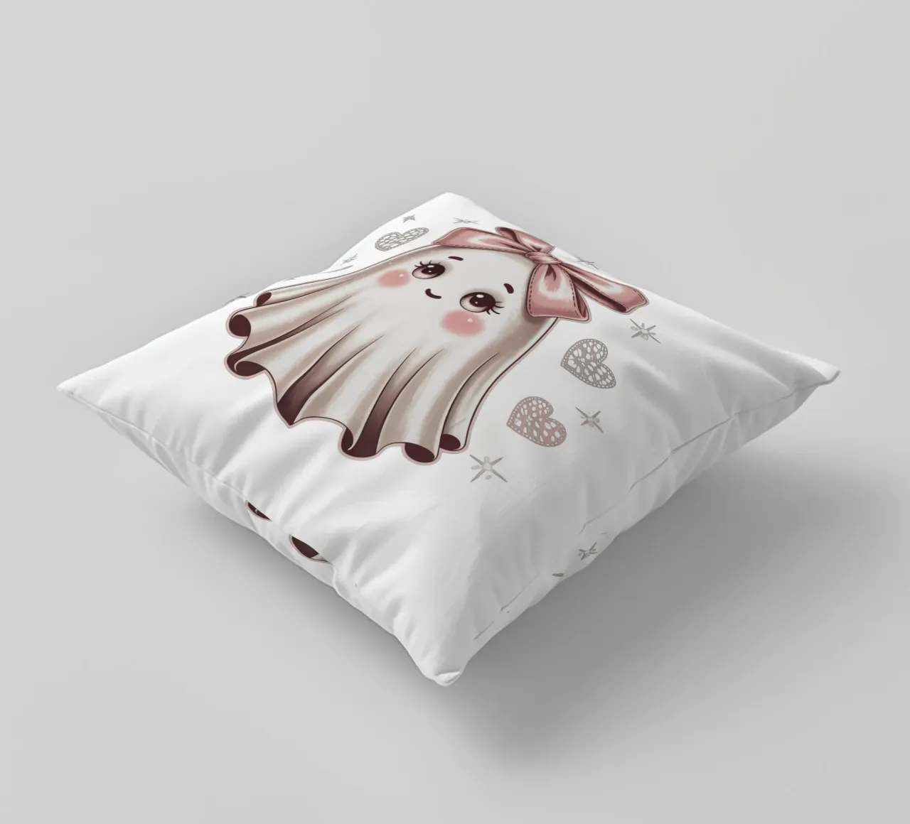 Coquette Ghost cuscino da Sasyall Graphics