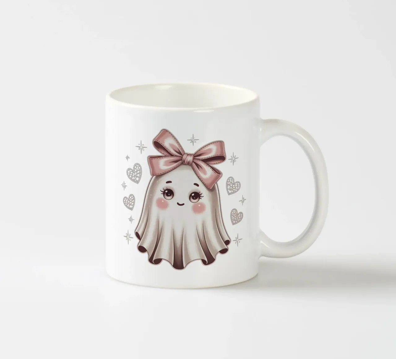 Coquette Ghost tazza in ceramica da Sasyall Graphics