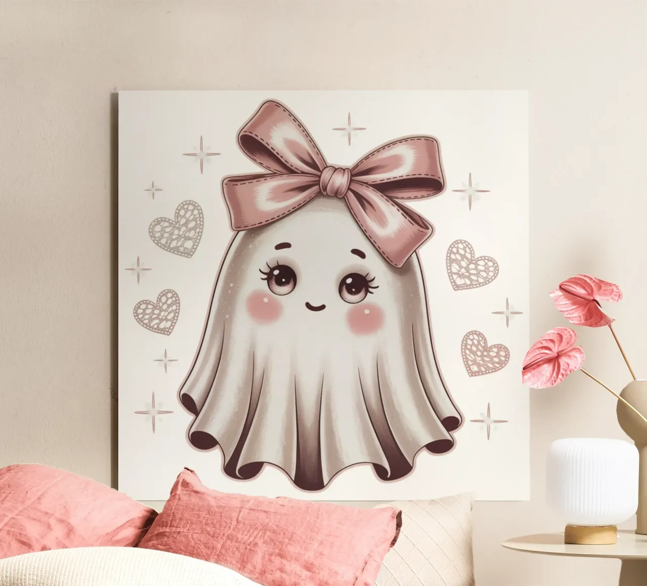 Coquette Ghost alluminio dibond da Sasyall Graphics