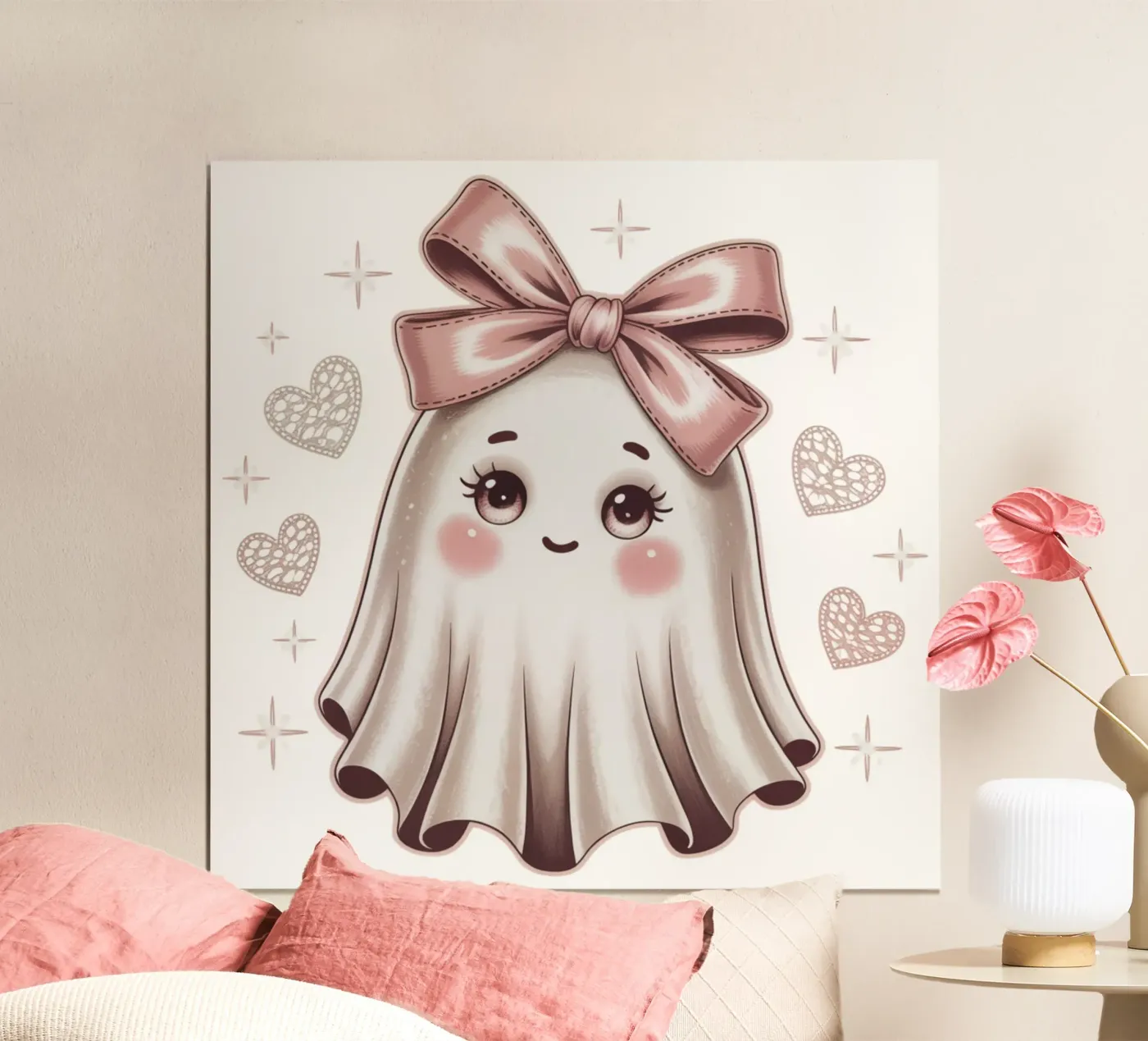Coquette Ghost poster by Sasyall Graphics