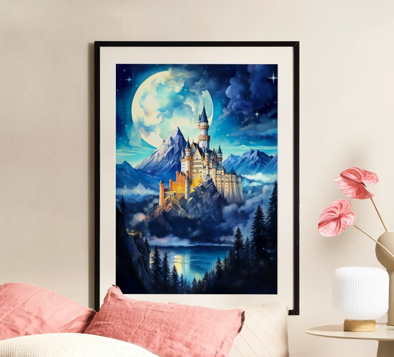 Castello di Neuschwanstein poster da Fleur de Lys
