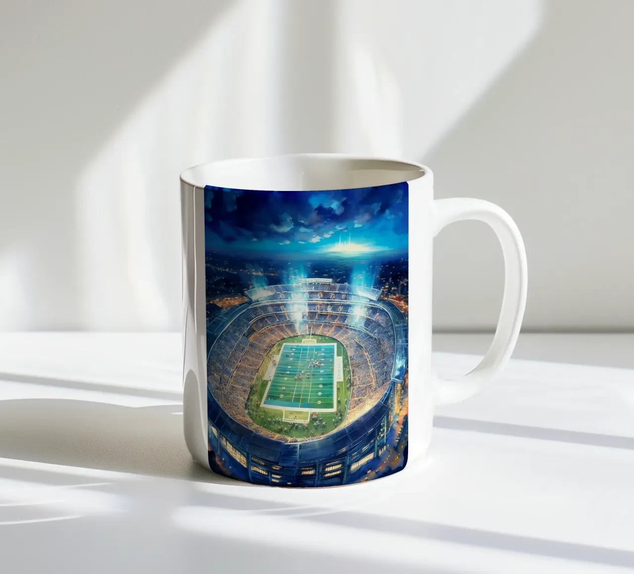 Stadio di calcio tazza in ceramica da Fleur de Lys