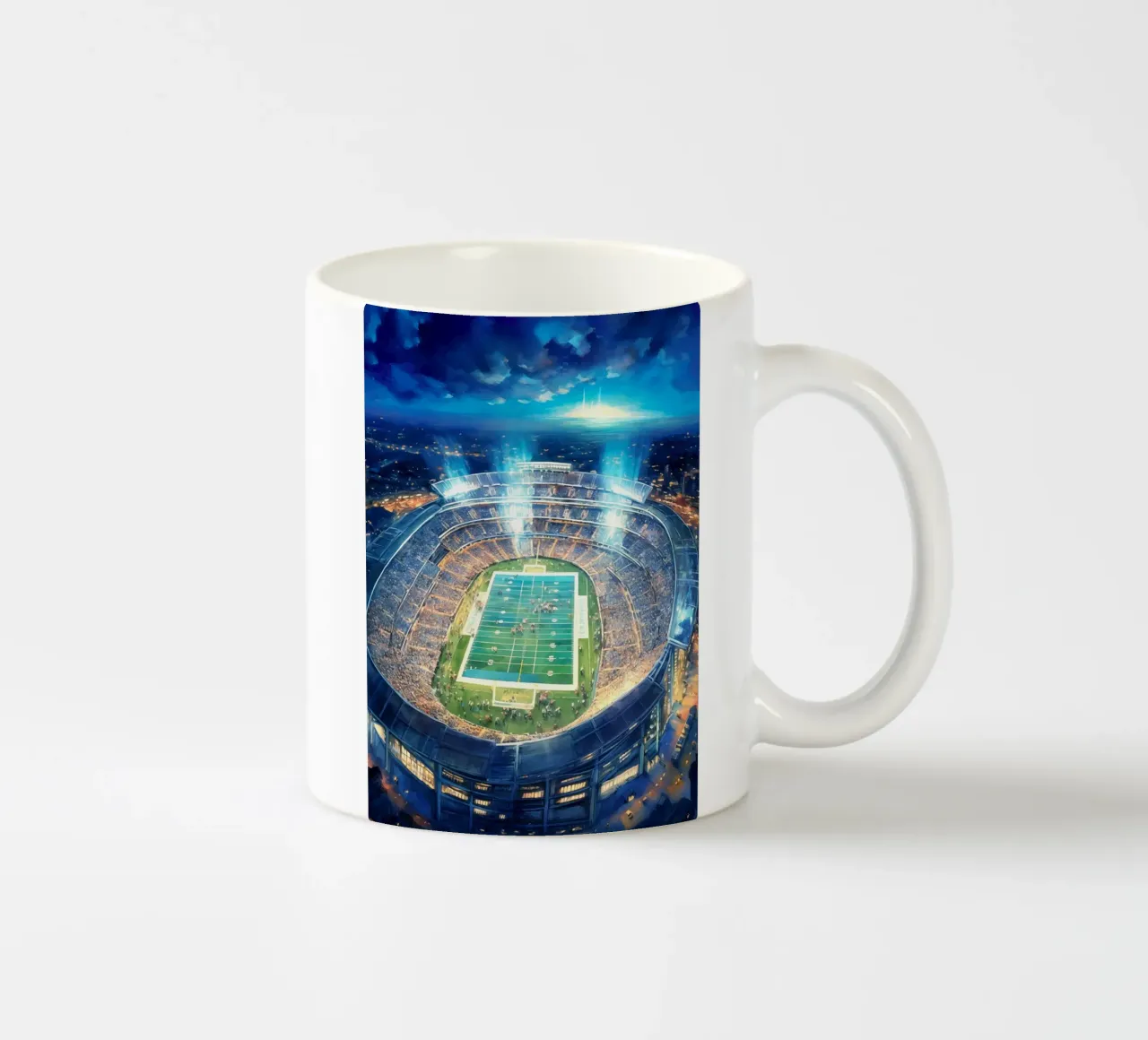 Stadio di calcio tazza in ceramica da Fleur de Lys