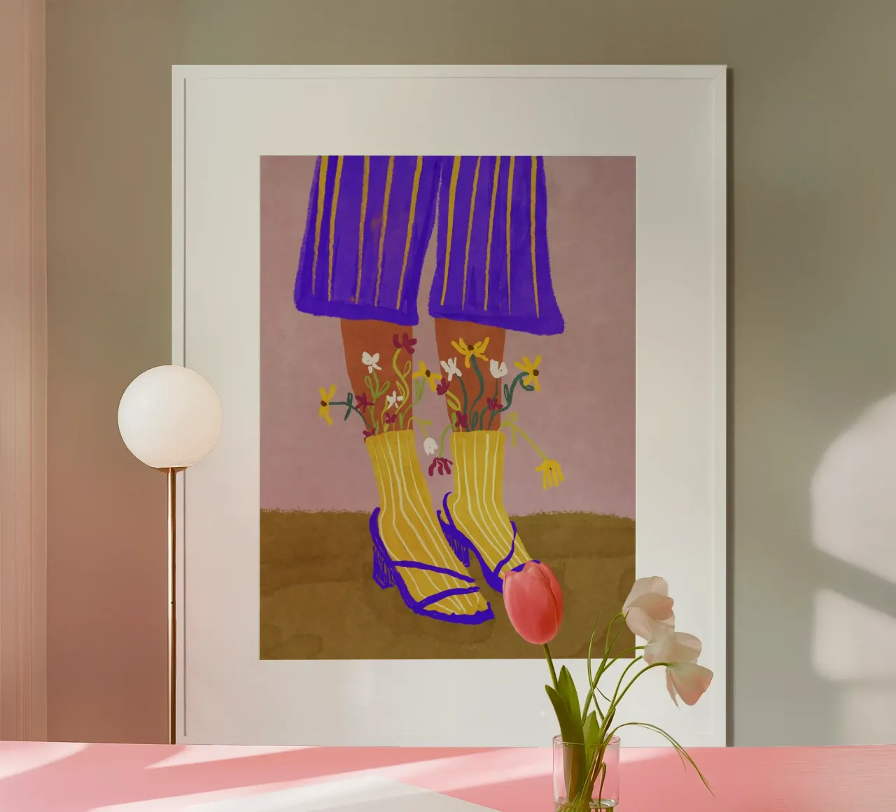 Servizio di moda poster con telaio in plastica da Raissa Oltmanns