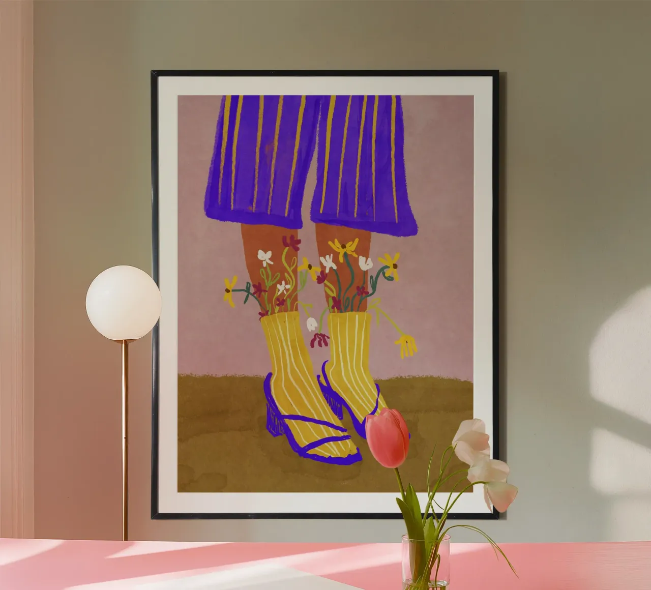 Servizio di moda poster con telaio in plastica da Raissa Oltmanns