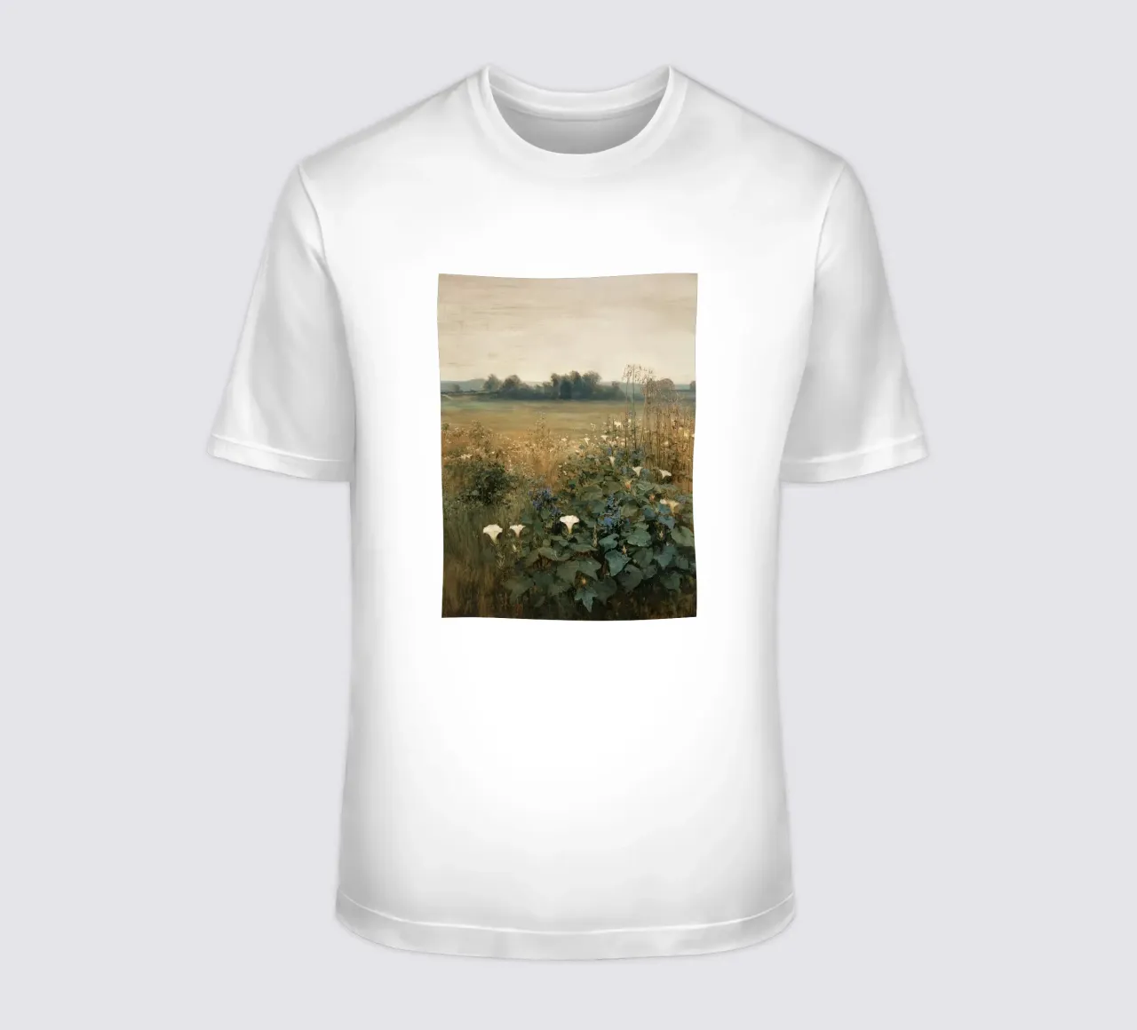 Campo di fiori rustico t-shirt da Carinaprint
