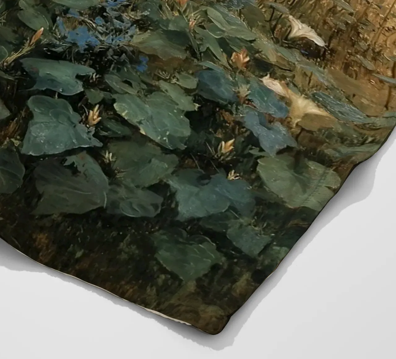Campo di fiori rustico coperta in pile da Carinaprint