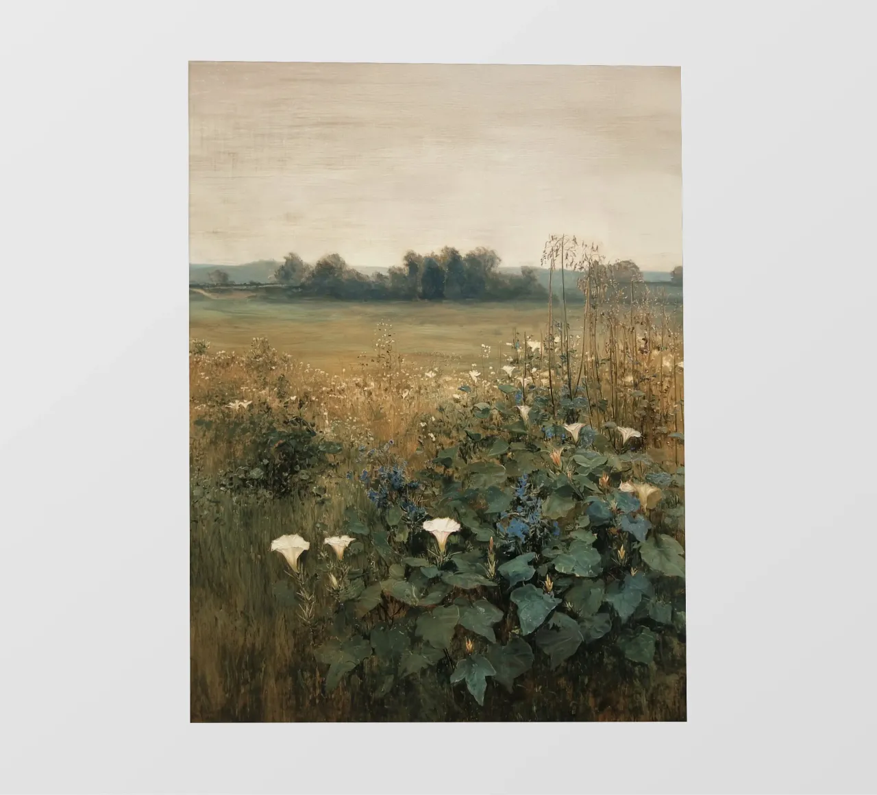 Campo di fiori rustico telo in pvc da Carinaprint