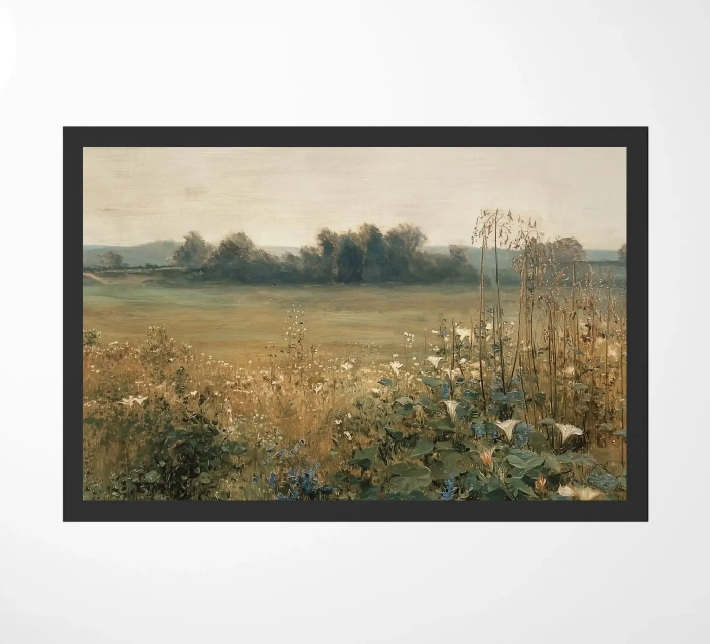 Rustic flower field doormat by Carinaprint