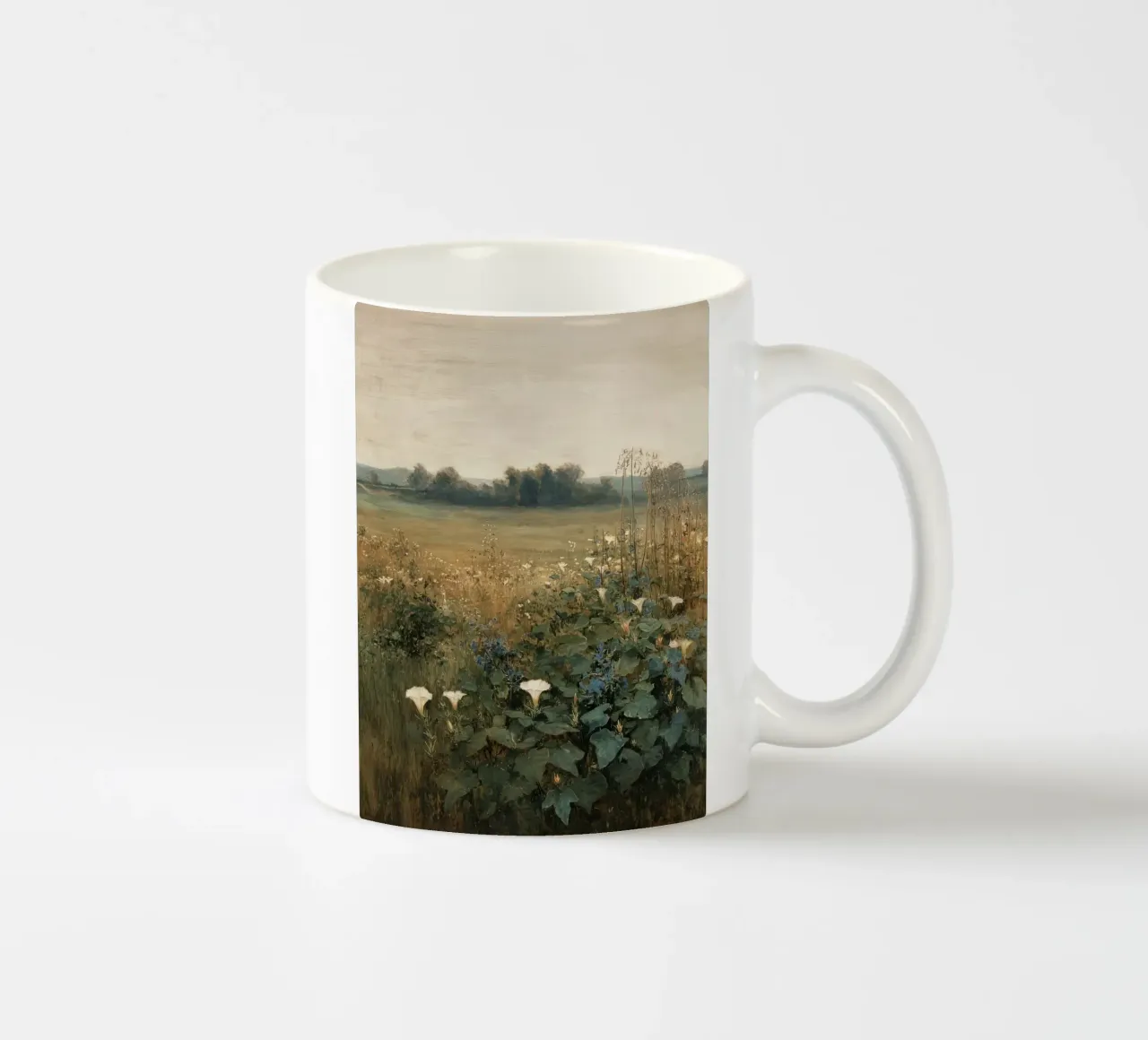 Campo di fiori rustico tazza in ceramica da Carinaprint