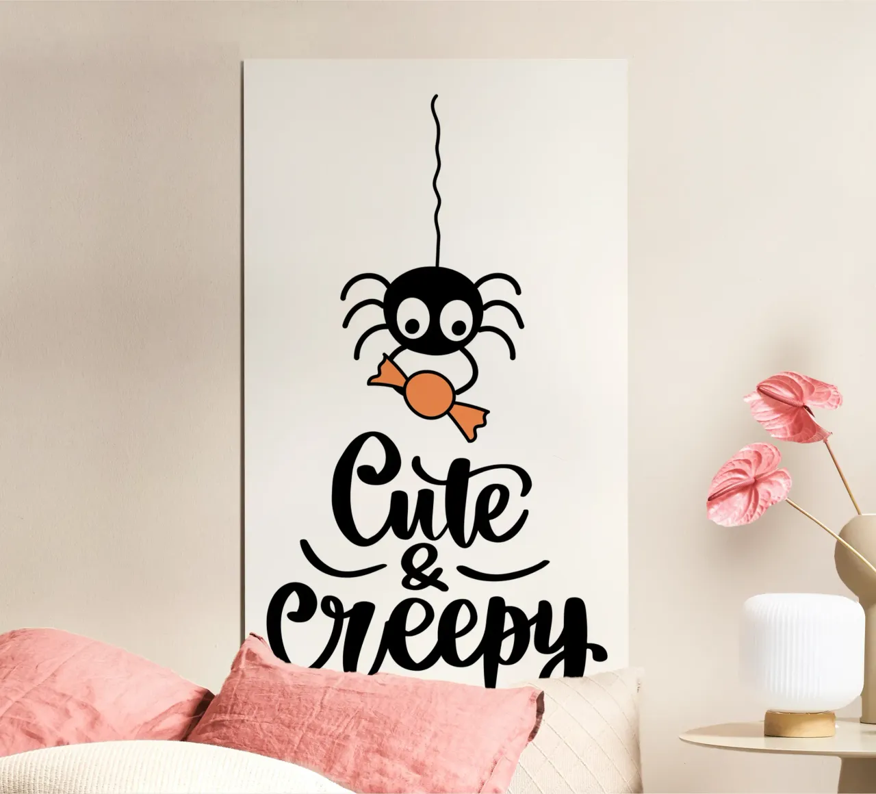 Cute And Creepy Spider poster da Sasyall Graphics